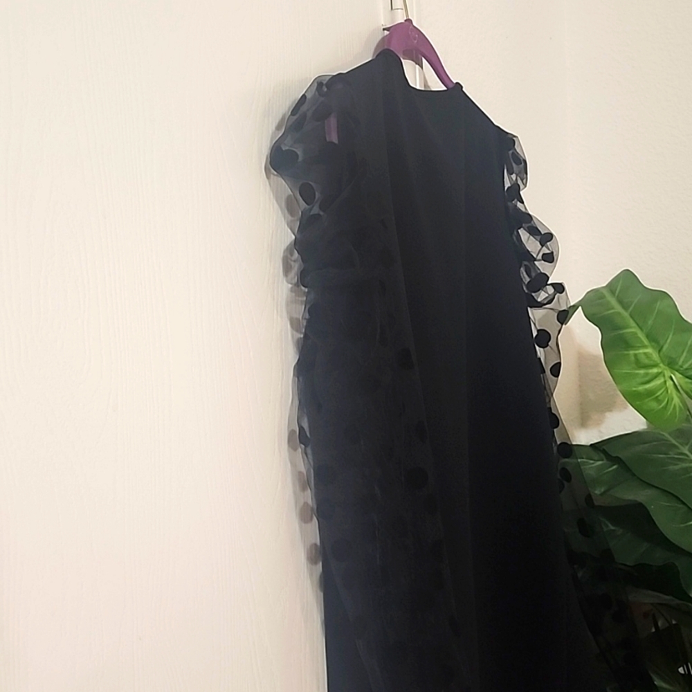 Polka Dot Sleeved Jacket - Picture 4 of 7